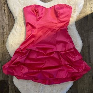 Le chateau hot pink dress